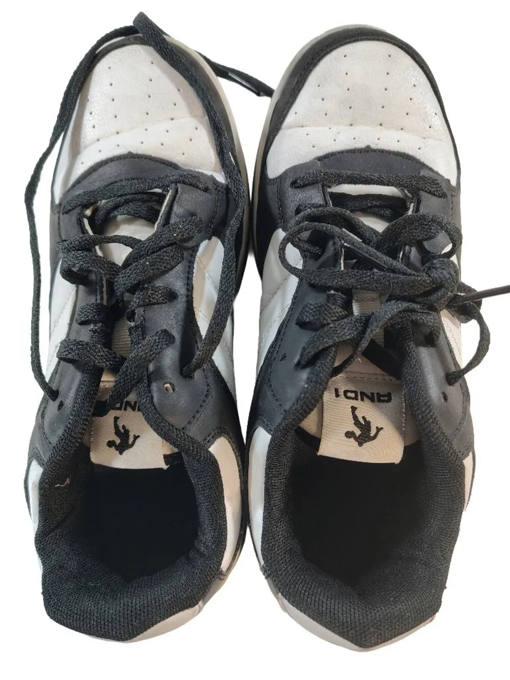 Boy's Black & White Size 6.5 Athletic AND1 Basketball Count Styled Shoe